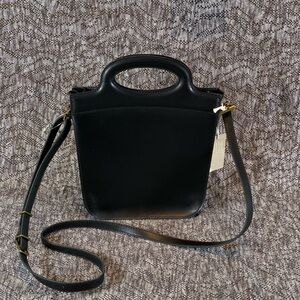 Madewell The Toggle Crossbody Handle Bag Purse Black